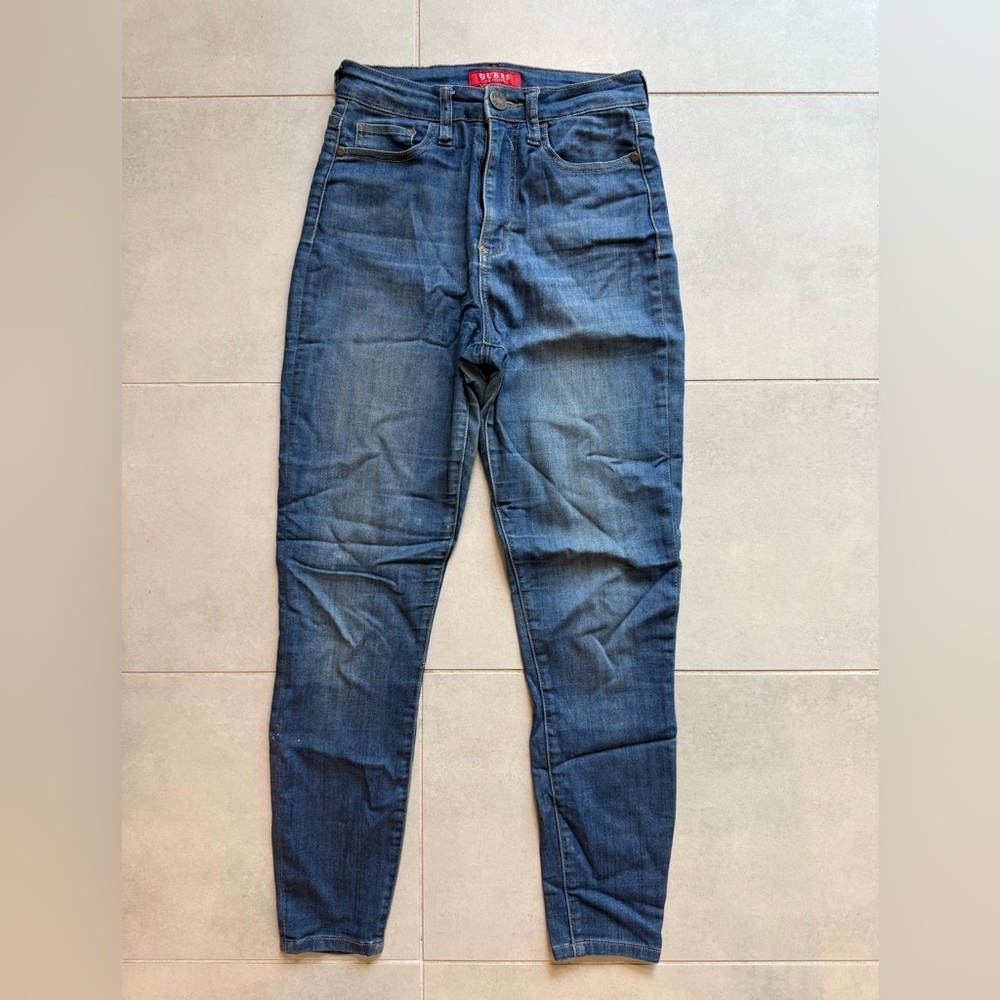 GUESS Women's Blue skinny Jeans